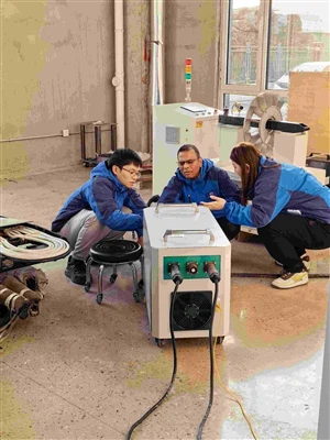 অন-40KW মাঝারি-ফ্রিকোয়েন্সি এয়ার-কুলড ইন্ডাকশন হিটারের সাইট মূল্যায়ন